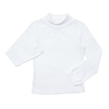 Younger Girls Rib Roll-Neck Top